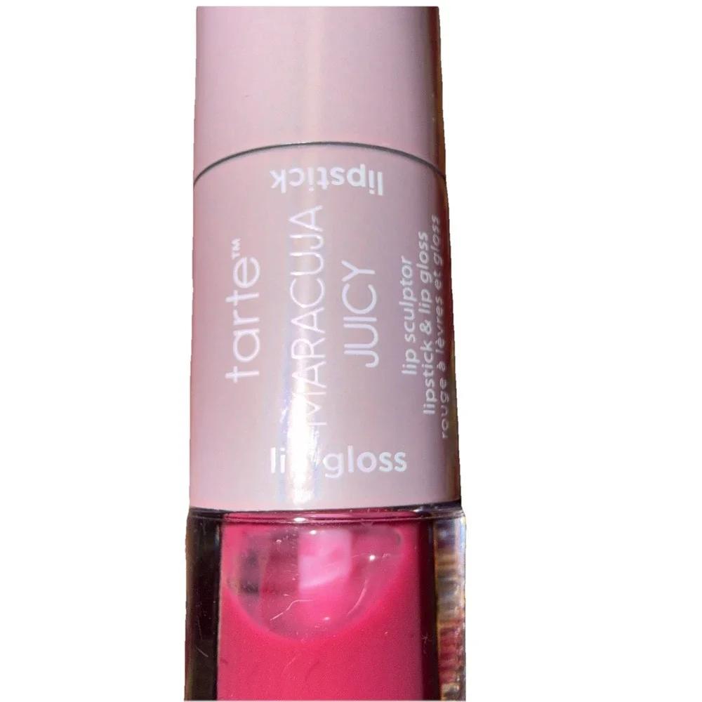 TARTE MARACUJA JUICY LIP SCULPTOR LIP‎ GLOSS LIPSTICK DUO BOLD BERRY PINK